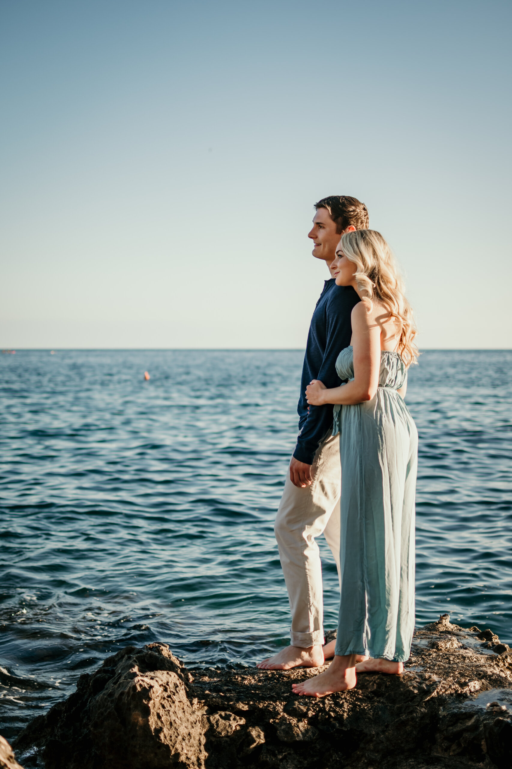 Couple by the Adriatic Sea Dubrovnik